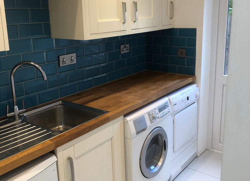 White Goods Under Cabinet Installation - Kitchen Fitting